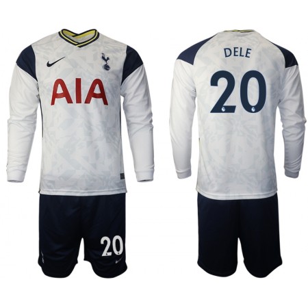 Billiga Fotbollströjor Tottenham Hotspur Dele Alli 20 Barn Hemma tröja 2020/21 Långärmad